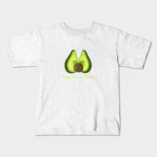 Happy Avocado-Family Kids T-Shirt